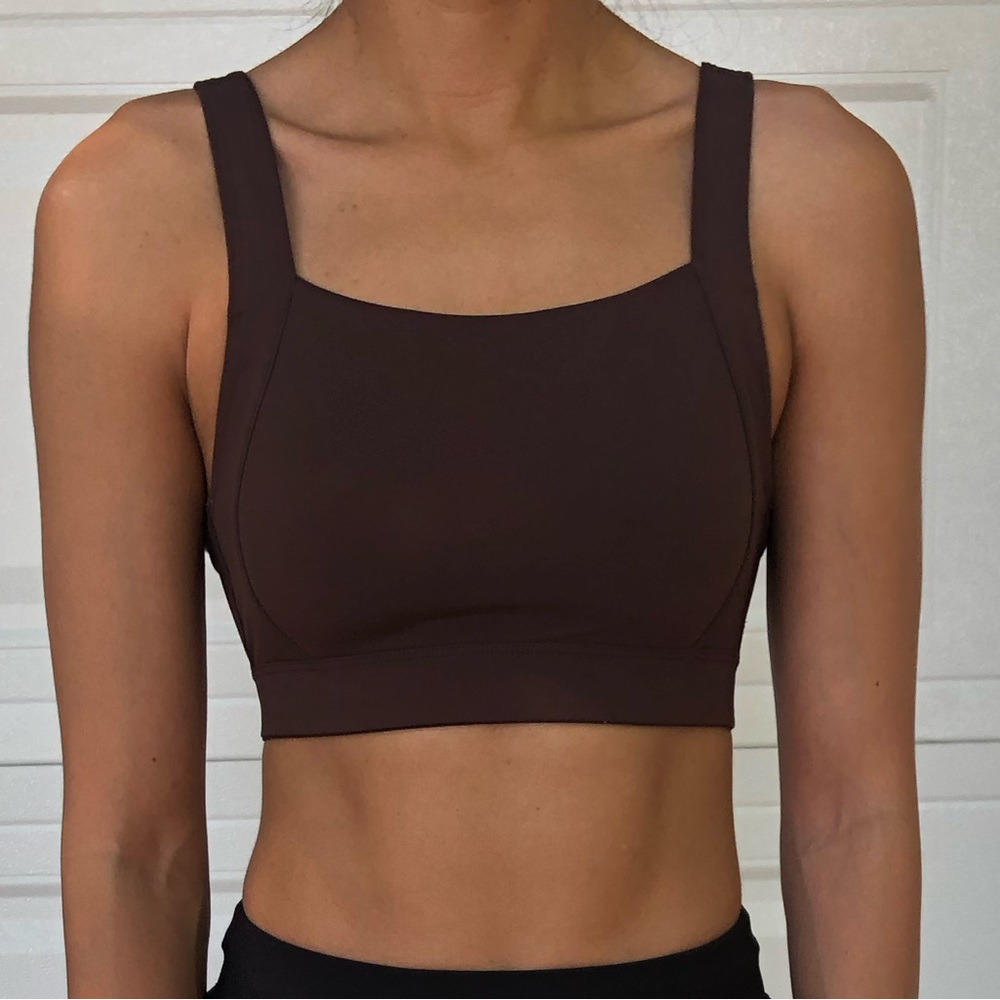 Old navy brown sports bra